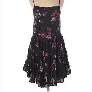 Free People Floral Lace Back Dress